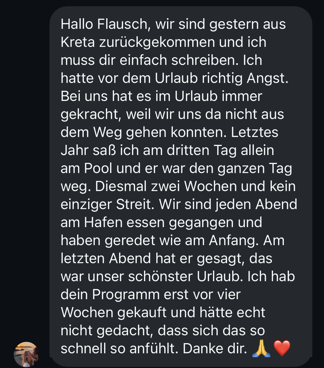 Testimonial von Heike