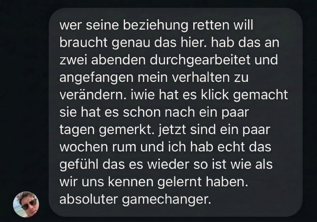 Testimonial von Marius