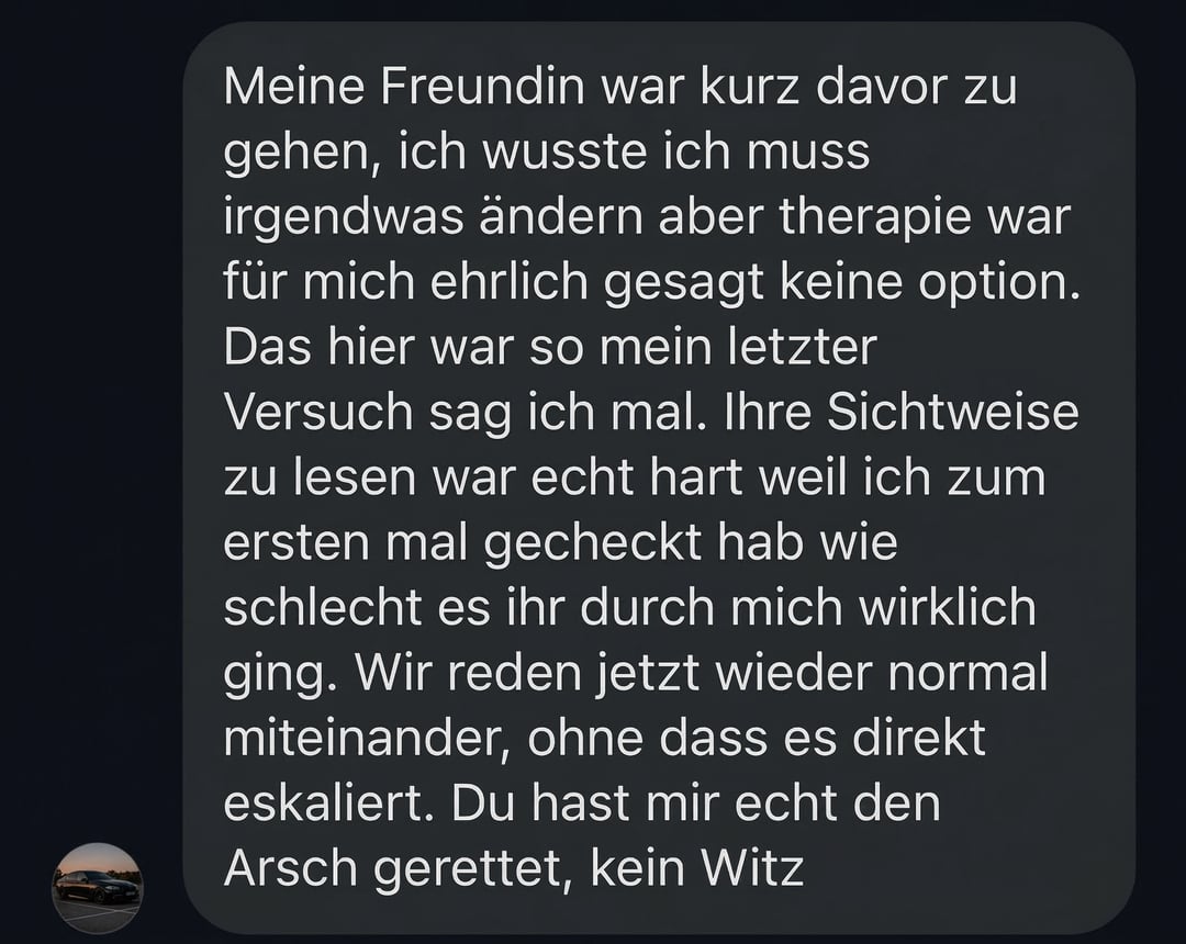 Testimonial von Sascha